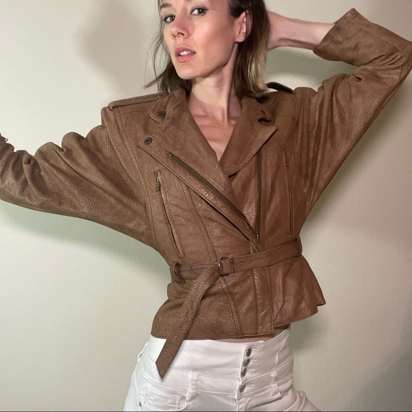 SOLD IN POSH LIVE Vintage Tannery West Leather Jacket - Picture 6 of 12